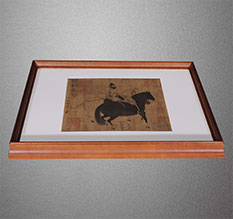 高唐书画装裱配框服务案例